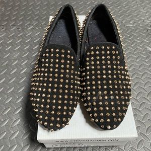 Steve Madden studded loafers